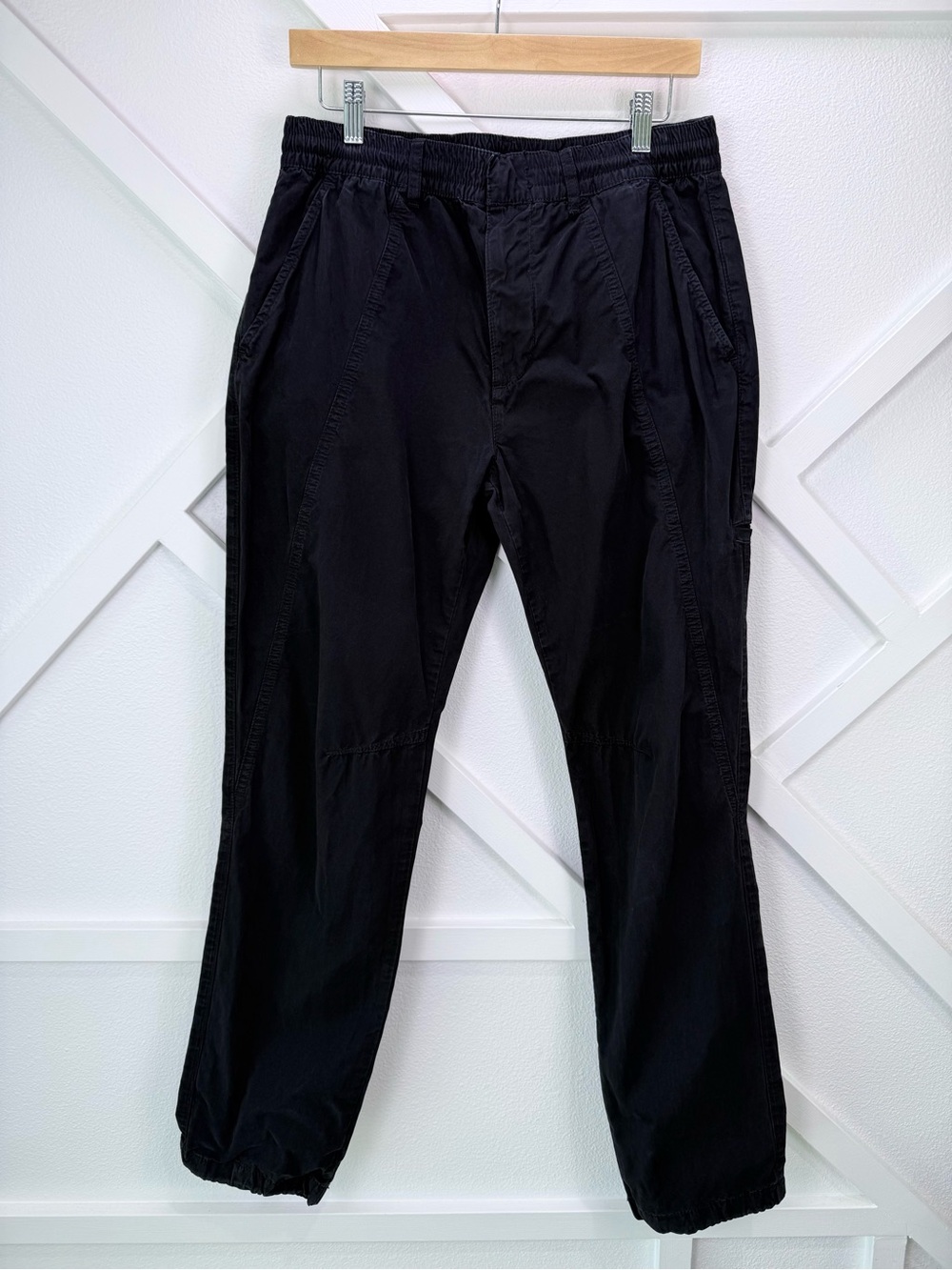 Kith Black Utility Jogger Pants Men’s Size Medium Drawstring Hem Cotton